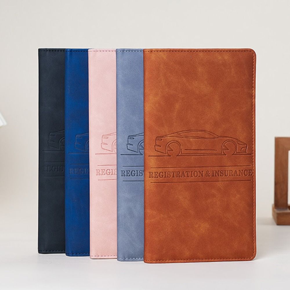Leather Passport Cover - Kaarthouder PU Lederen Paspoorttas Paspoorthoesje Tickethouder