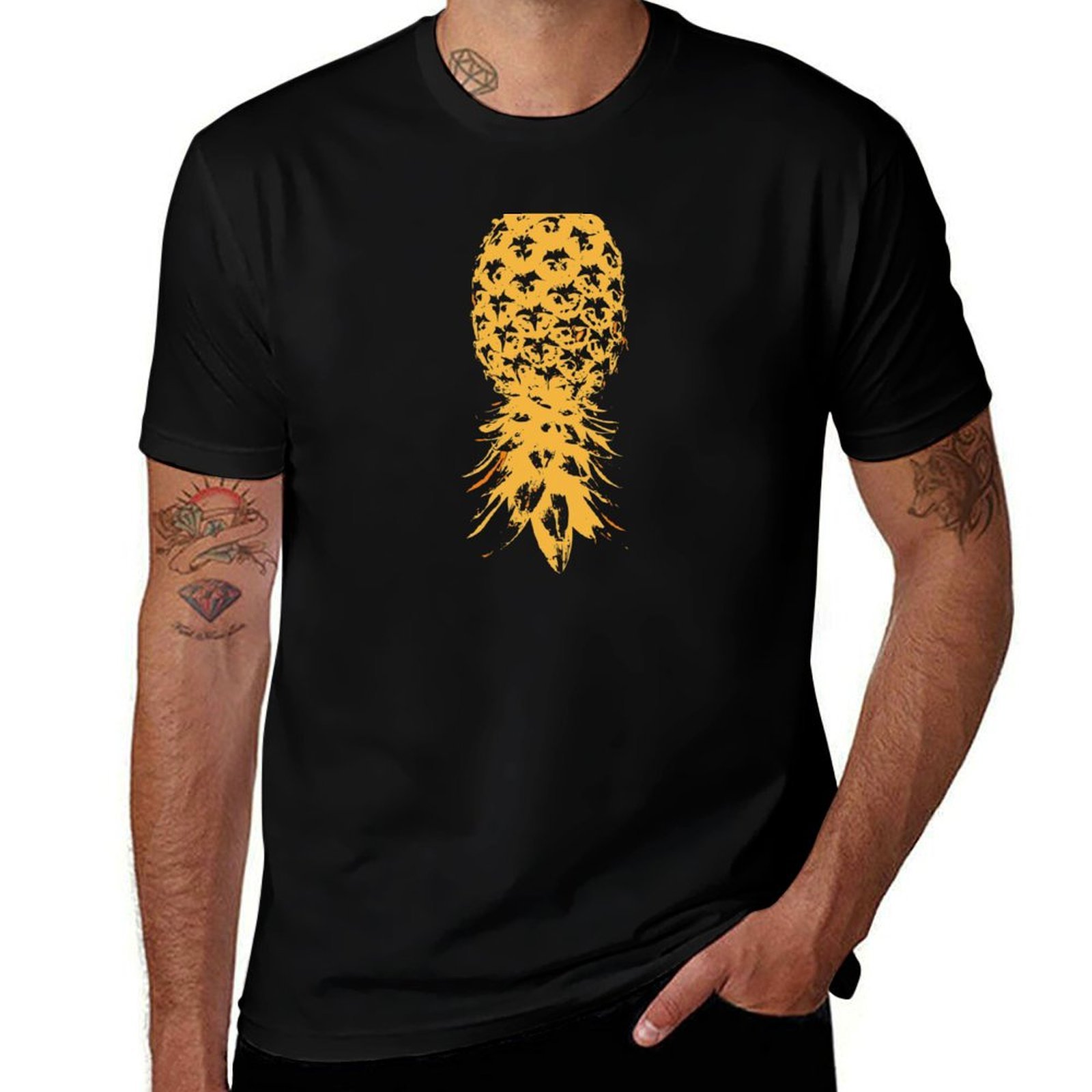 Luxury Lifestyle Design - Swinger Lifestyle Upside Down Pineapple T-shirt