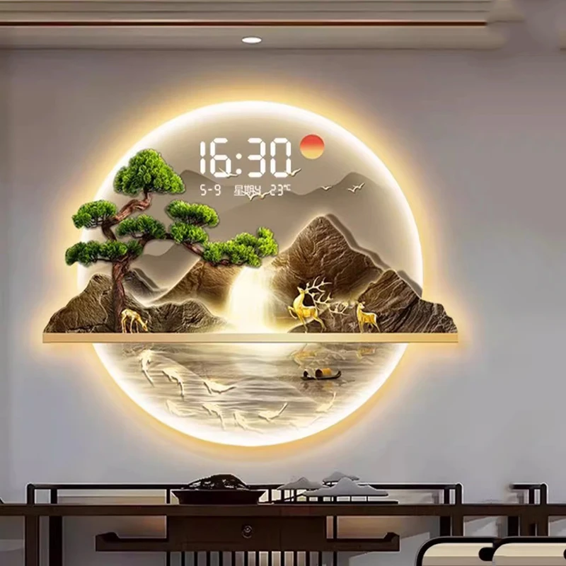Chinese stijl design wandklokk - Luxury Lifestyle Design recensie en prijs