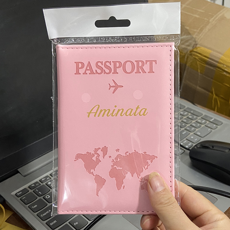 Aangepaste gouden kleur naam o - Leather Passport Cover recensie en prijs