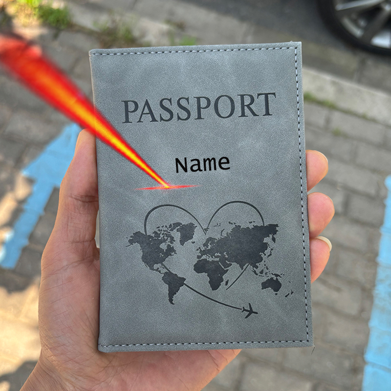 Gepersonaliseerde naam paspoor - Leather Passport Cover recensie en prijs